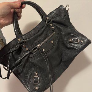 BALENCIAGA Motocross Classic Small City Bag